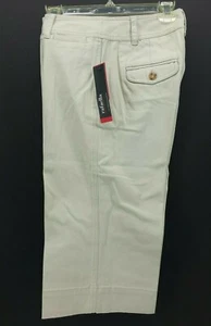 Pantaloni donna Rafaella Punice Easy Care elasticizzati in twill cropped. Taglia 6. - Foto 1 di 9
