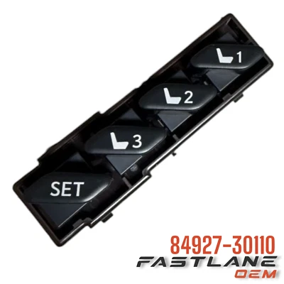 Interruptor de memoria izquierda Lexus GS F/200T/350/300/450H 2013-2020 NUEVO FABRICANTE DE EQUIPOS ORIGINALES 84927-30110 Foto 1 de 4
