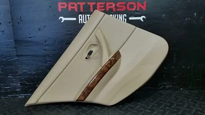 2008 BMW 328Xi SEDAN DRIVER LEFT REAR POWER INTERIOR DOOR TRIM PANEL, BEIGE B4 - Image 1 of 4