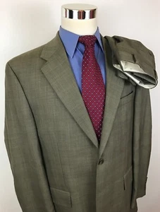 Tuta Chaps Ralph Lauren Glen plaid vetro finestra vestibilità moderna 2 bottoni lana 42T 34x31 - Foto 1 di 12