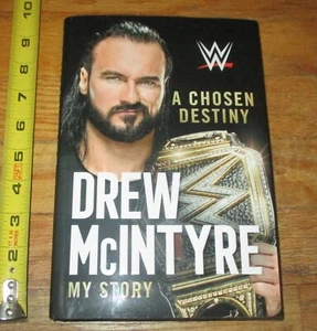 2021 Wrestling Book Drew McIntyre a Chosen Destiny WWF WWE NWA TNA Impact - Imagen 1 de 3