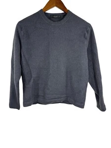METROPOLITAN VIEW CREWNECK SWEATER SIZE L 100% CASHMERE - Picture 1 of 5