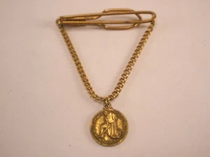 1957 BSA Valley Forge Natl Jamboree Boy Scouts Vintage PENDANT Tie Bar Clip - Picture 1 of 4