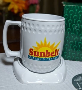 New Vintage Advertising Sunbelt Snacks & Cereal Golf Mug & Coaster Putting Cup - Picture 1 of 9