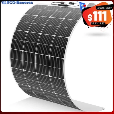 300W Flexible Solar Panel Mono 12V Portable Home Power Camping RV Battery Charge - Image 1 of 4