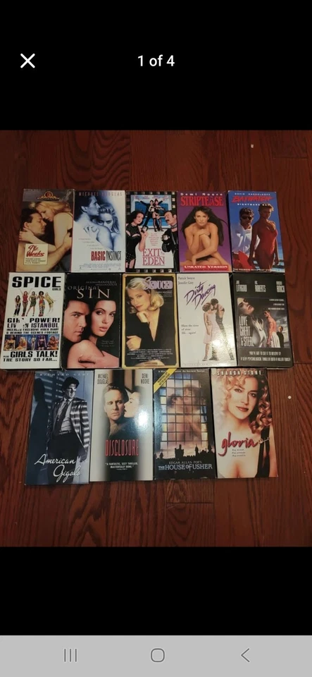 Erotic VHS Strip Tease Exit To Eden Baywatch Spice Girls Lot of 14 Tested — 第 1/1 张图片