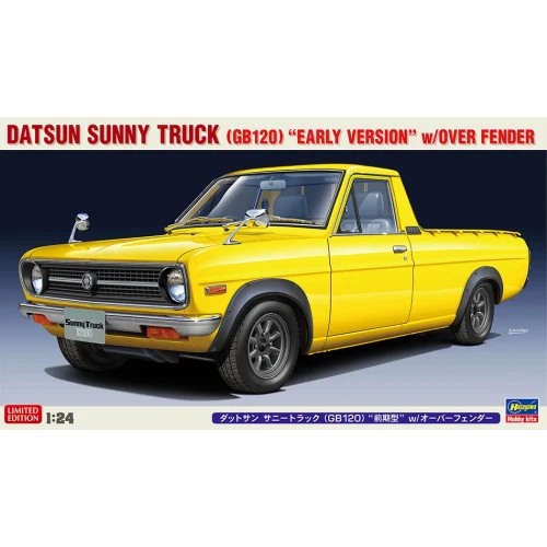 DATSUN SUNNY TRUCK FENDER KIT 1:24 Hasegawa Kit Auto Modellino Nuovo - Immagine 1 di 1
