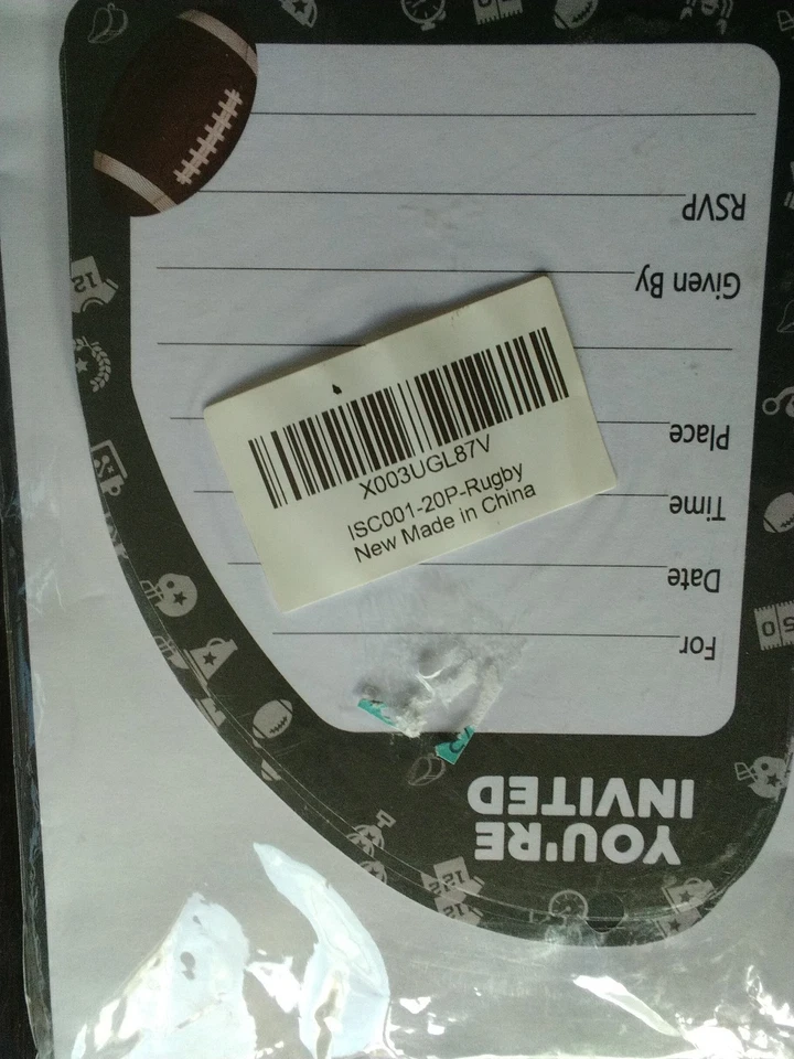 Invitación de fútbol Foto 1 de 1