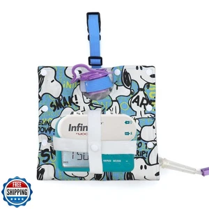 Isolierte Futterbeutelabdeckung mit Pumpenhalter und Schnallengurt für Enteralgebühr - Bild 1 von 4