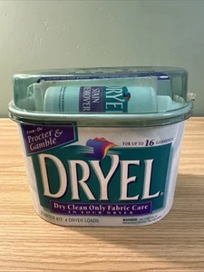 Dryel At Home Trockenreiniger Starter Kit 4 Ladungen bis zu 16 Kleidungsstücke 4 Stück komplett - Bild 1 von 7