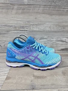 Zapatillas deportivas Asics Gel Nimbus 18 T650N azul púrpura verde azulado para mujer talla 6,5 - Imagen 1 de 13