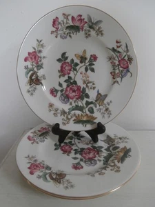 WEDGWOOD CHARNWOOD BONE CHINA 3 x LUNCH PLATES / SALAD PLATES 8 INCHES - RARE - Picture 1 of 15