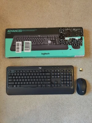 Logitech MK540 avanzado teclado inalámbrico de tamaño completo, mouse y receptor USB Foto 1 de 4