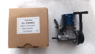 Yokomo RX Engine Rotary Carburetor Side Exhaust Pull Starter NEW - Image 1 of 4