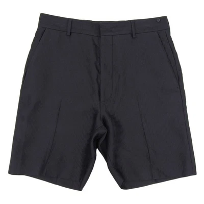 Отличные шорты FENDI FF логотип вышивка тени полоски черный хлопок мужской 44... - Изображение 1 из 4