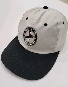 Cappello da golf regolabile US Open Bethpage 2002 nero membro USGA - Foto 1 di 4
