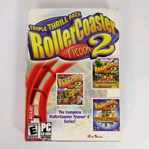 RollerCoaster Tycoon 2 Triple Thrill Pack PC Complete Pc 2004 - Picture 1 of 12