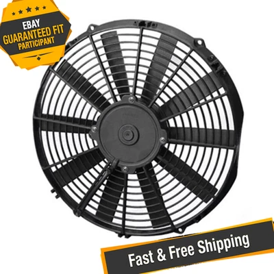 SPAL 30100398 13.00" Low Profile Puller Fan with Straight Blades, 12V - Image 1 of 4
