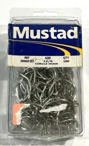 MUSTAD 39960-DT-FORGED 2X STRONG DURATIN 12/0 CIRCLE HOOKS 67 PACK FREE SHIPPING - Picture 1 of 1