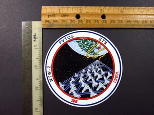 NASA 3M NTW-2 PVTOS Aufkleber STS Space Shuttle Mission Vintage Original - Bild 1 von 2