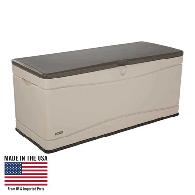 Lifetime Heavy-Duty Outdoor Storage Deck Box (130 Gallon)- Free Shipping F USA