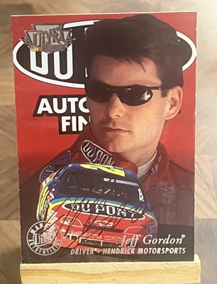 1996 Fleer Ultra Jeff Gordon Autograph - Image 1 of 4