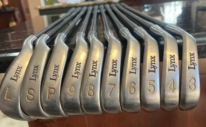 Lynx Golf BLACK CAT Iron Set 3-PW,S,L RH Graphite Unifiber Flare - Picture 1 of 14