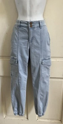 SANCTUARY DENIM 全新! 浅水洗 REBEL CARGO 实用慢跑裤 26 码 — 第 1/4 张图片