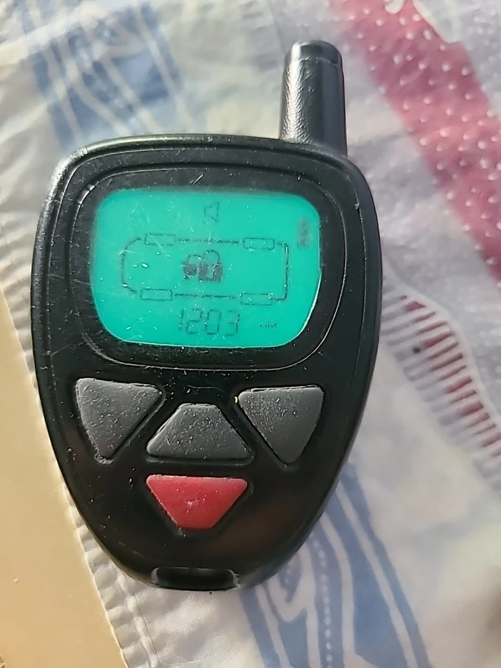 keyless remote key fob FCC ID GOH-GMHHU01 alarm control transmitter car starter - Image 1 of 4