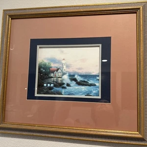 "Beacon of Hope" Accent print by Thomas Kinkaid 11" x 9" Sealed Shipped Same Day - Picture 1 of 13