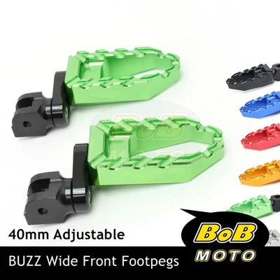 Clavijas de pie de piloto BUZZ 40 mm extensibles para Suzuki Boulevard M109R 06-20 19 18 17 16 15 Foto 1 de 4