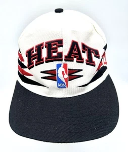 Vintage Miami Heat 90’s Official Logo Athletic Adjustable Cap Hat Rare Vtg - Picture 1 of 8