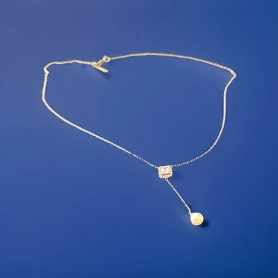 Colar de gota de pérola 925 Vantel - Imagem 1 de 3