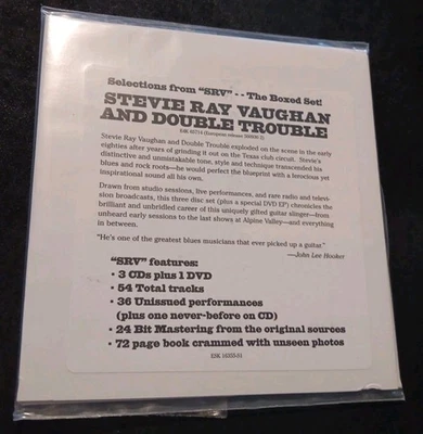 SRV Stevie Ray Vaughan & Double Trouble Selections "The Box Set" 3 CD's 1 DVD - Image 1 of 2