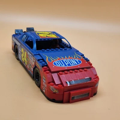 Vintage NASCAR DuPont Jeff Gordon #24 Building Blocks Race Car 9" Collectible To - Image 1 of 4