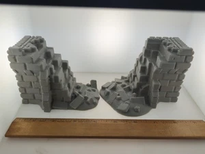 Paredes en ruinas 28 mm terreno ENVÍO RÁPIDO|Miniatura alternativa Wargaming - Imagen 1 de 3