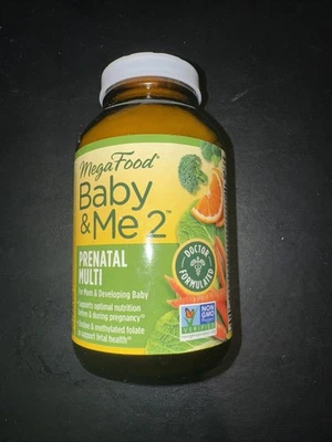 MegaFood Baby and Me 2 Prenatal Multi 120 Tabs - Baby's Brain, caducidad 24/07 Foto 1 de 2
