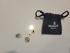 Moncler Jacket Snap Button Set White Spare Single