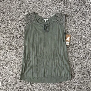Sonoma olivgrüne ärmellose Bluse Gr. XS Petite  - Bild 1 von 4