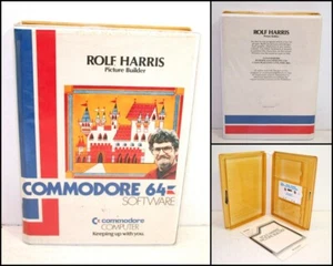 Vintage Commodore 64 ROLF HARRIS Picture Builder Computer Software - Picture 1 of 5