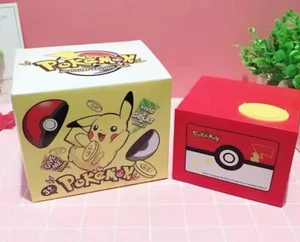 Pokemon Pikachu Piggy Bank Action Figure Anime Money Box - Picture 1 of 6