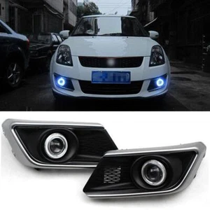 For Suzuki Swift 2013+ Superb COB Fog Light Lamp source Angel Eye Bumper Cover s - Picture 1 of 7