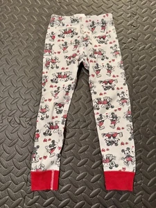 Hanna Andersson PJ Pants Size 100cm/ 4 Valentine Mickey Minnie Mouse Disney Love - Picture 1 of 5
