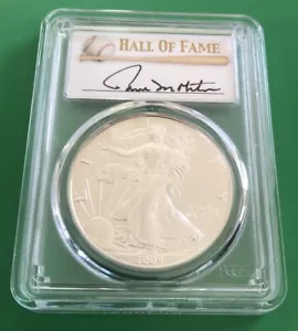 PAUL MOLITOR AUTO 2004-W $1 SILVER EAGLE PCGS PR70DCAM BASEBALL HALL FAME TWINS - Picture 1 of 3