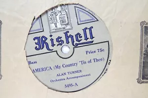 Alan Turner - RISHELL 5495 - America & Columbia, The Gem - Original Sleeve - Picture 1 of 4