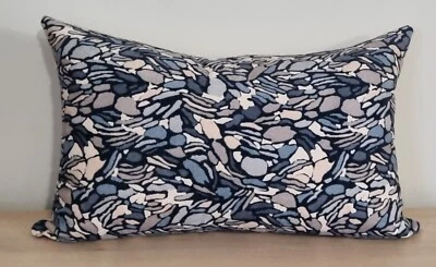 Linwood Omega Prints Chesil Beach Granite & Omega Velvet Cushion Cover 35x55 cm  - Image 1 of 3