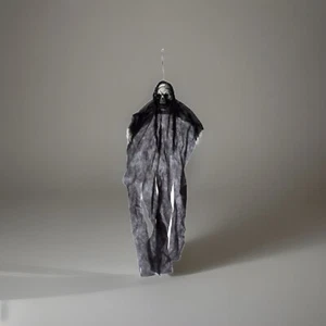 🔥Ghost Hanging Halloween Decor 2ft Black BNWT🔥 - Picture 1 of 3