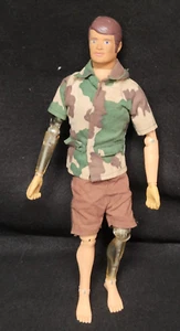 Vintage 1970er Hasbro GI Joe Atomic Man Mike Powers Figur mit Kung Fu Griff - Bild 1 von 16