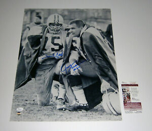 PACKERS Jerry Kramer & Forrest Gregg signed 16x20 photo JSA COA AUTO Autographed