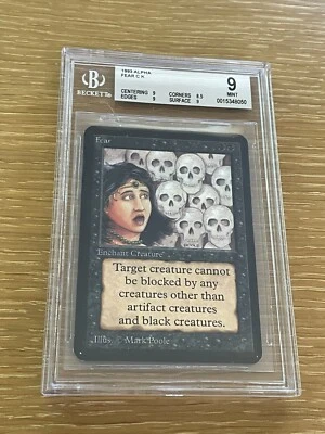 MTG Alpha Fear BGS 9 Mint - Image 1 of 2
